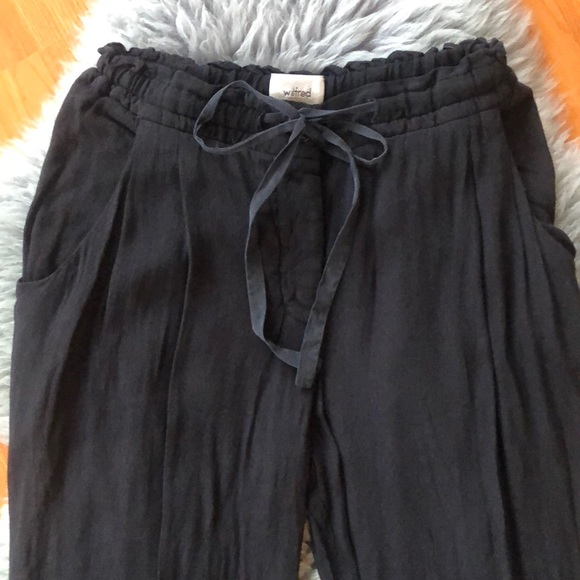 Wilfred Drawstring Crepe Pants - Picture 3 of 8